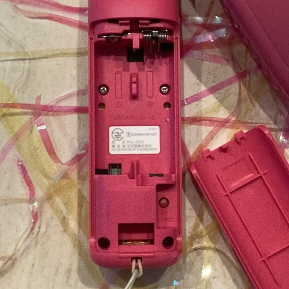 Nintendo Wii Remote Controller & Nunchuk & Wrist Strap Pink - Picture 7 of 8